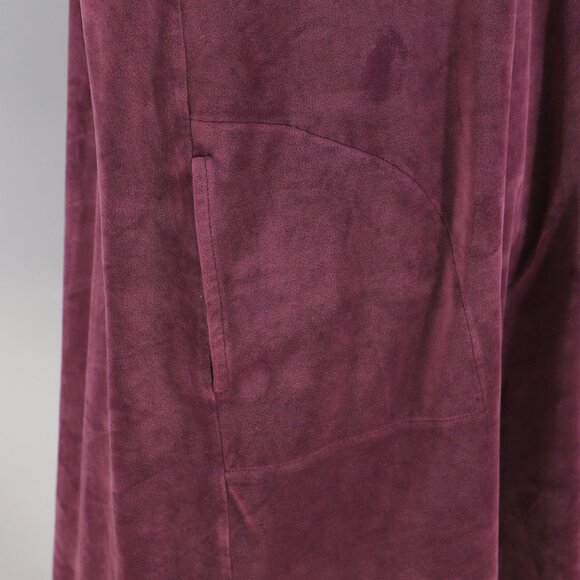 J.JILL PureJill Plush Velour Tunic Dress Long Sleeve Plum Purple Size XL - Picture 6 of 8